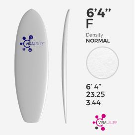 6'4'' fish - no stringer, VIRAL Surf