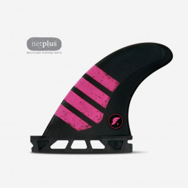 Dérives Thruster - F2 ALPHA series Carbon Pink Thruster Set - taille S, FUTURES.