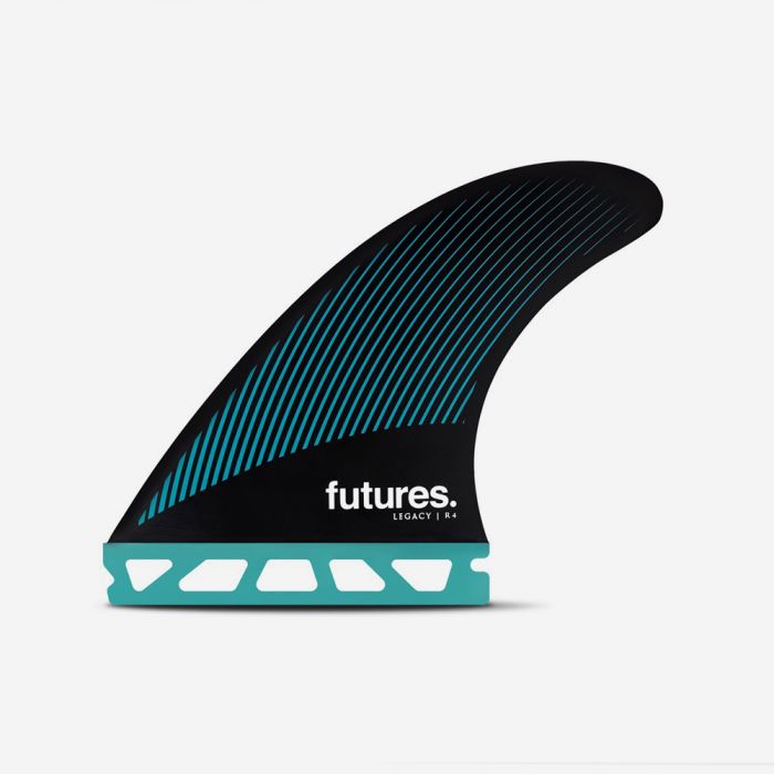 Dérives Thruster - R4 RTM Hex teal / black Legacy series, FUTURES.