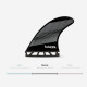 Dérives 5-fins - F6 RTM Hex gray / black Legacy series, FUTURES.