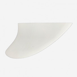 Glass-on Twin / Keel fins - KEEL model - fiberglass white,  JUST
