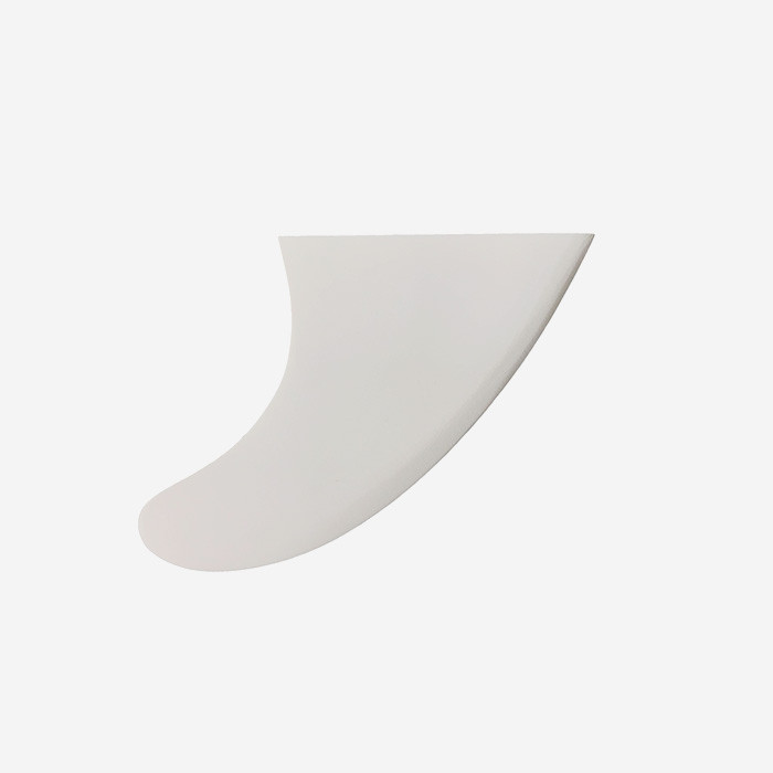 Glass-on Thruster fins - L5 model - fiberglass white,  JUST