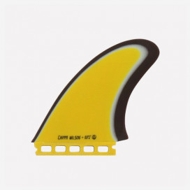 Dérives Twins Single Tab - Chippa Wilson Especial  Fiberglass Yellow, CAPTAIN FIN CO