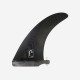 7.5" longboard single fin - Black tint fiberglass