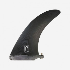 8.5" longboard single fin - Black tint fiberglass