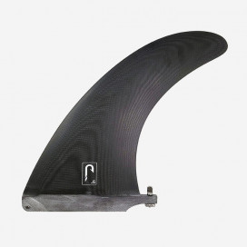 Quilla de longboard single 9.0" - Fibra black