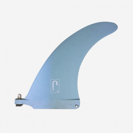 7.0" longboard single fin - Blue fiberglass