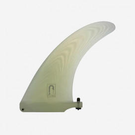 Quilla de longboard single 7.5" - Fibra clear