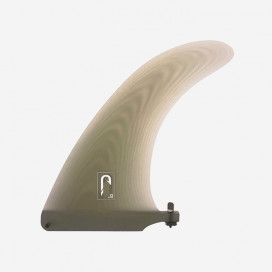 8.0 longboard single fin - Smoke tint fiberglass