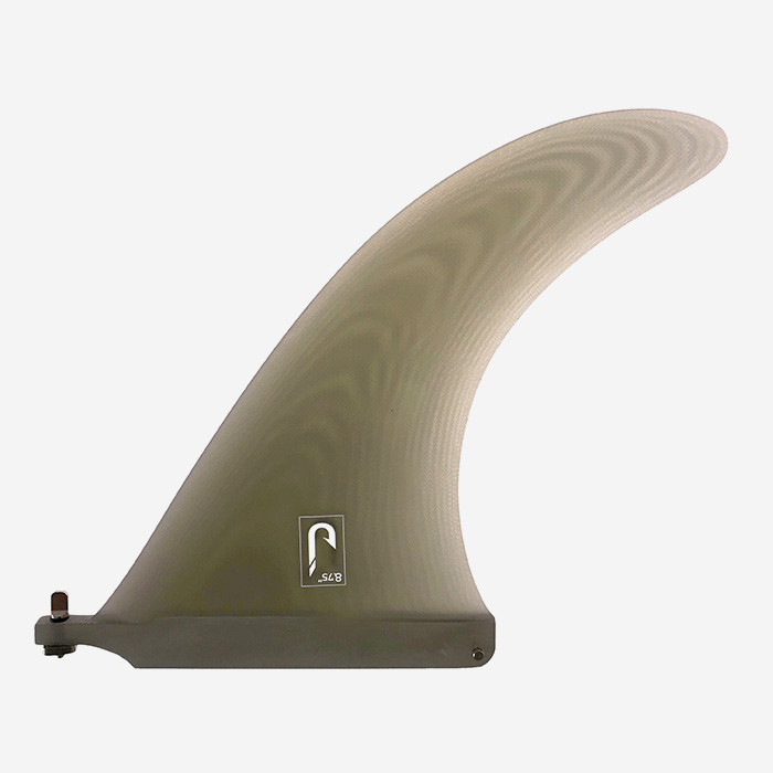 Quilla de longboard single 8.75" - Fibra smoke
