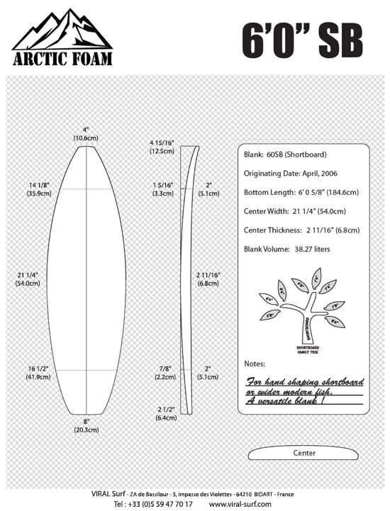 ARCTIC 5'10'' fish