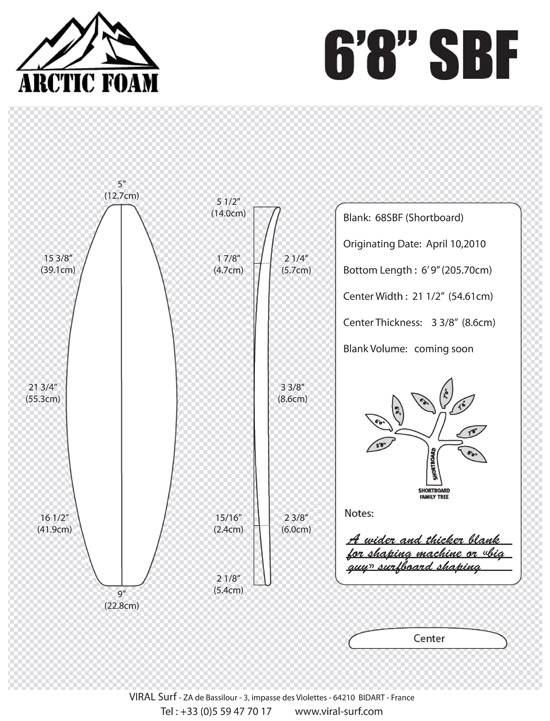 ARCTIC 6'8'' SBF