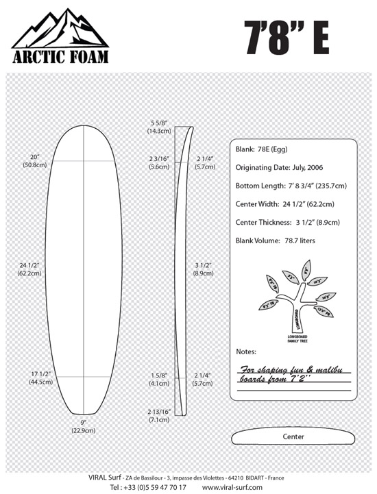 ARCTIC 7'8'' fish