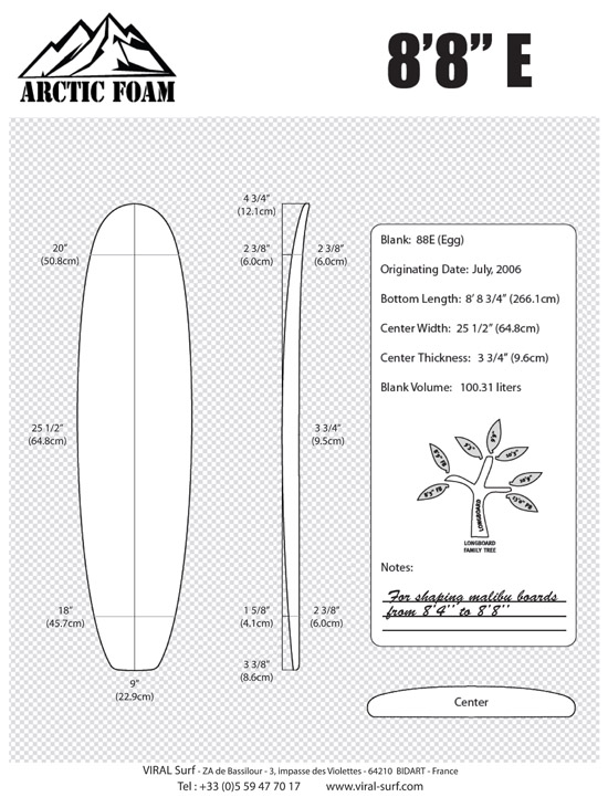 ARCTIC 8'8'' Mal