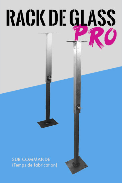 Rack de glass professionnel
