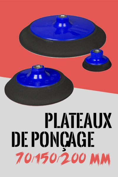 Plateaux de ponçage