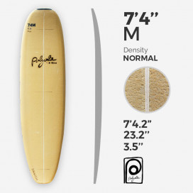 7'4'' M Malibu - latte 4mm Ply, POLYOLA